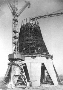 Az Osztyankino torony építése