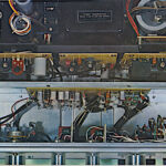 TA-1080 internal structure photo from a contemporary Sony brochure