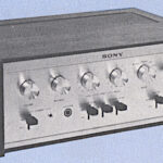 Sony TA-1120A with optional Eurasian teak wooden frame TAC-1