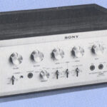 Sony TA-1120F with optional Eurasian teak wooden frame TAC-1