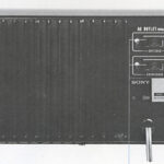 Photo of the back of the TA-3200F from a contemporary brochure. I cut off the legend where the lines lead.